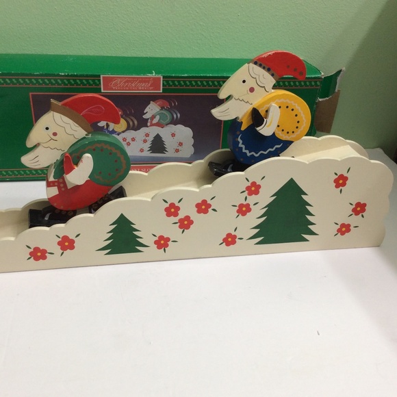 HOUSE OF LLOYD Holiday Vtg Santas Ski Slope House Of Lloyd